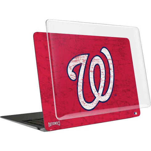 MLB Washington Nationals - Solid Distressed MacBook Air 13in (2020) Case plus Skin