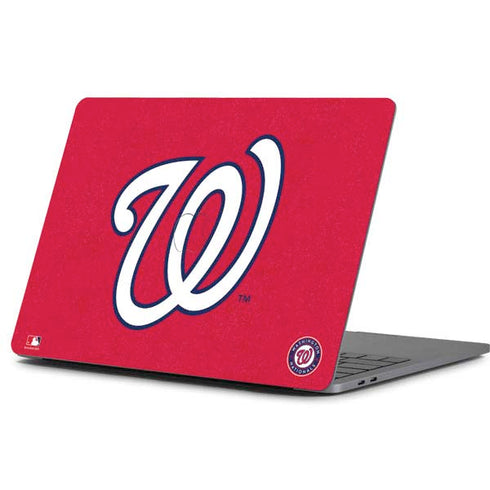 MLB Washington Nationals - Solid Distressed Apple MacBook Pro 13-inch Skin