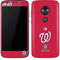 MLB Washington Nationals - Solid Distressed Moto E5 Play Skin