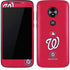 MLB Washington Nationals - Solid Distressed Moto E5 Play Skin