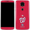 MLB Washington Nationals - Solid Distressed Moto E5 Plus Skin