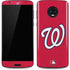 MLB Washington Nationals - Solid Distressed Moto G6 Skin