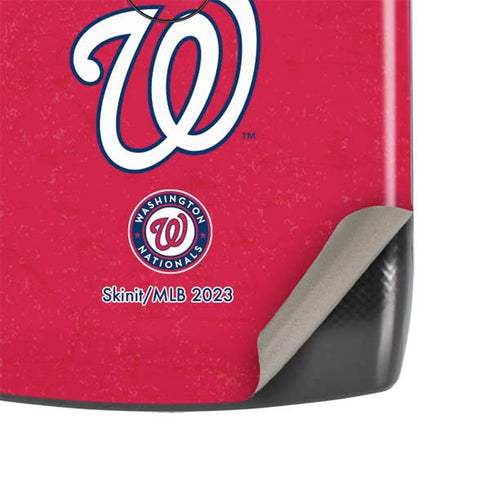 MLB Washington Nationals - Solid Distressed Motorola RAZR Skin