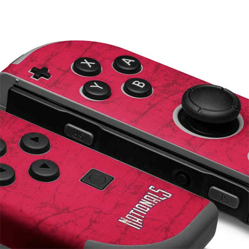MLB Washington Nationals - Solid Distressed Nintendo Joy-Con (L/R) Controller Skin