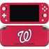 MLB Washington Nationals - Solid Distressed Nintendo Switch Lite Skin