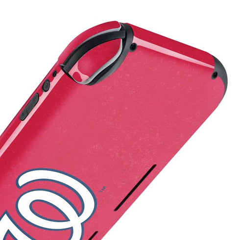 MLB Washington Nationals - Solid Distressed Nintendo Switch Lite Skin