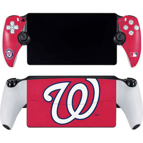 MLB Washington Nationals - Solid Distressed PlayStation Portal Remote Player Skin