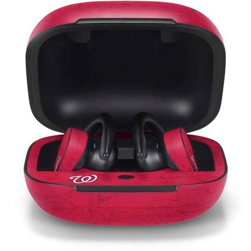 MLB Washington Nationals - Solid Distressed PowerBeats Pro Skin