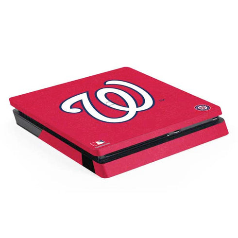 MLB Washington Nationals - Solid Distressed PS4 Slim Skin