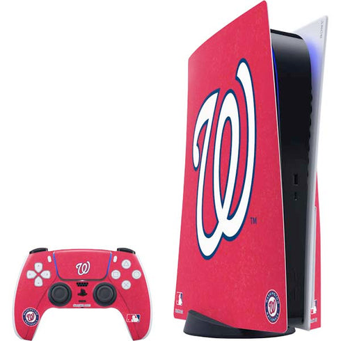 MLB Washington Nationals - Solid Distressed PS5 Bundle Skin