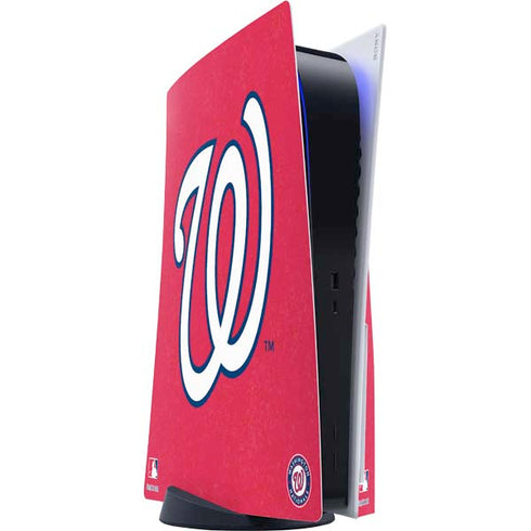 MLB Washington Nationals - Solid Distressed PS5 Console Skin