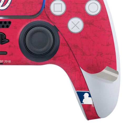 MLB Washington Nationals - Solid Distressed PS5 Controller Skin