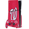 MLB Washington Nationals - Solid Distressed PS5 Slim Disk Bundle Skin