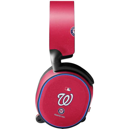 MLB Washington Nationals - Solid Distressed SteelSeries Arctis 3 Skin