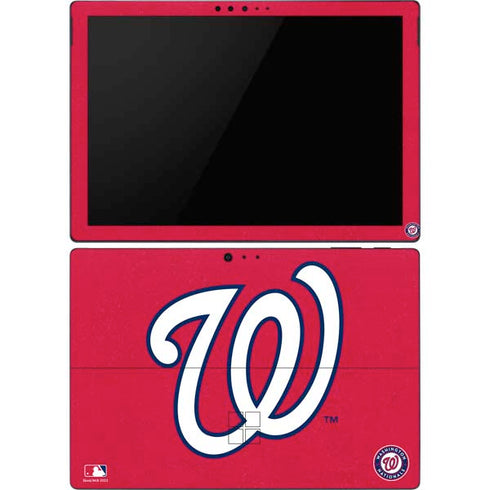 MLB Washington Nationals - Solid Distressed Surface Pro 6 Skin