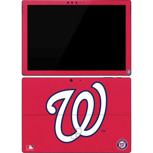 MLB Washington Nationals - Solid Distressed Surface Pro 7 Skin