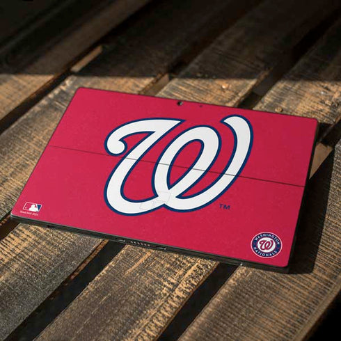 MLB Washington Nationals - Solid Distressed Surface Pro 7 Skin
