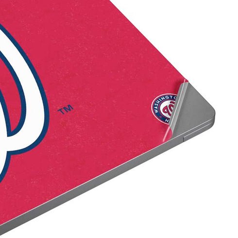 MLB Washington Nationals - Solid Distressed Universal Laptop 12in (9.8 x 6.8in) Skin