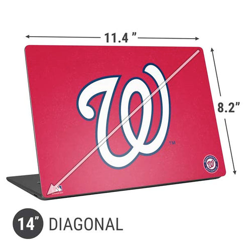 MLB Washington Nationals - Solid Distressed Universal Laptop 14in (11.4 x 8.2in) Skin