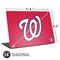 MLB Washington Nationals - Solid Distressed Universal Laptop 14in (11.4 x 8.2in) Skin
