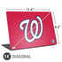 MLB Washington Nationals - Solid Distressed Universal Laptop 14in (11.4 x 8.2in) Skin