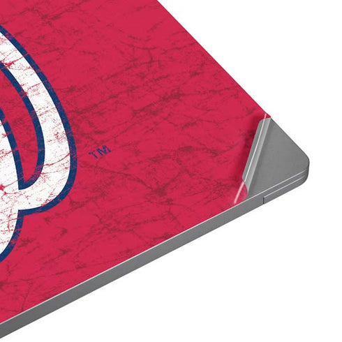 MLB Washington Nationals - Solid Distressed Universal Laptop 15in (12.2 x 8.8in) Skin