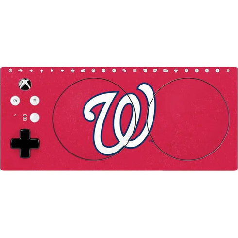 MLB Washington Nationals - Solid Distressed Xbox Adaptive Controller Skin