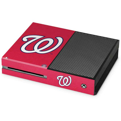 MLB Washington Nationals - Solid Distressed Xbox One Console Skin