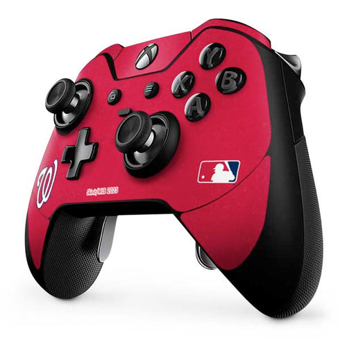 MLB Washington Nationals - Solid Distressed Xbox One Elite Controller Skin