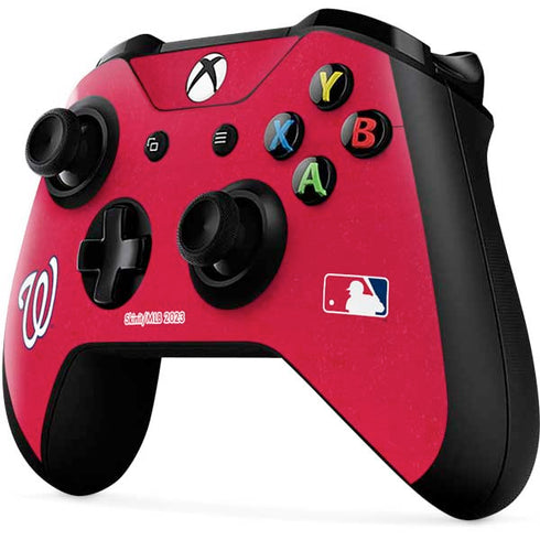 MLB Washington Nationals - Solid Distressed Xbox One X Controller Skin