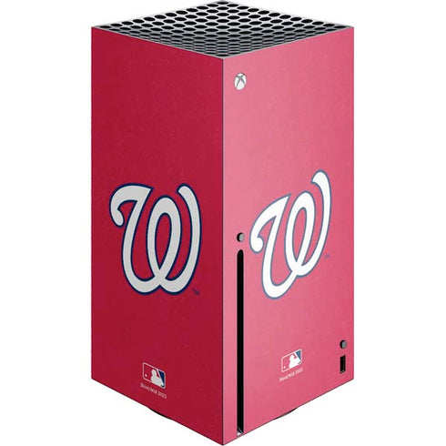 MLB Washington Nationals - Solid Distressed Xbox Series X Console Skin