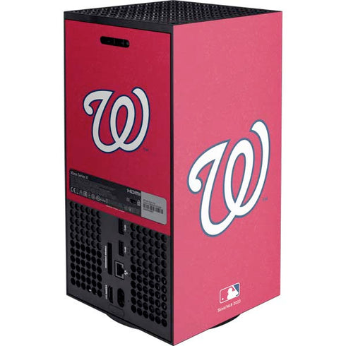 MLB Washington Nationals - Solid Distressed Xbox Series X Console Skin