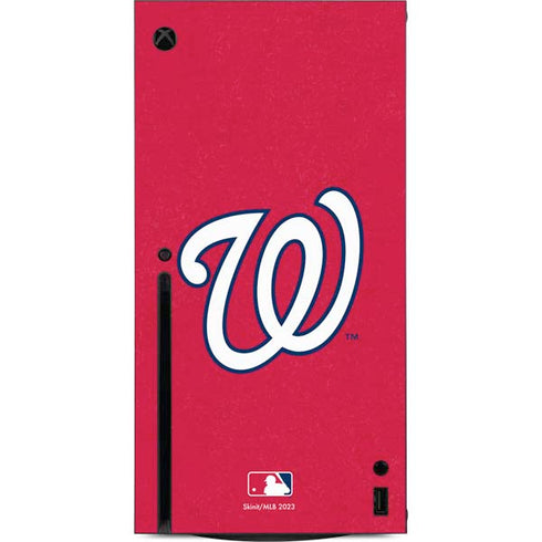 MLB Washington Nationals - Solid Distressed Xbox Series X Console Skin