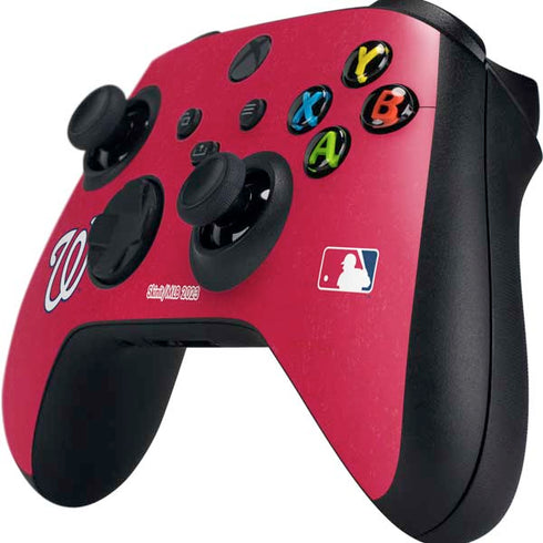 MLB Washington Nationals - Solid Distressed Xbox Series X Controller Skin