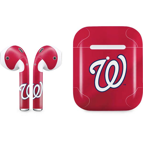 MLB Washington Nationals Alternate Jersey Apple AirPods 2 Skin