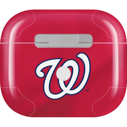 MLB Washington Nationals Alternate Jersey Apple AirPods (3rd Gen 2021) Skin