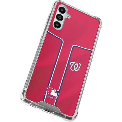 MLB Washington Nationals Alternate Jersey Galaxy A14 5G Clear Case