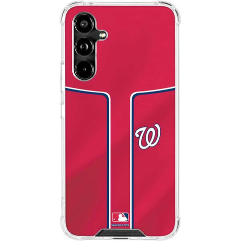MLB Washington Nationals Alternate Jersey Galaxy A54 5G Clear Case