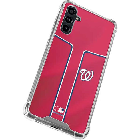 MLB Washington Nationals Alternate Jersey Galaxy A54 5G Clear Case