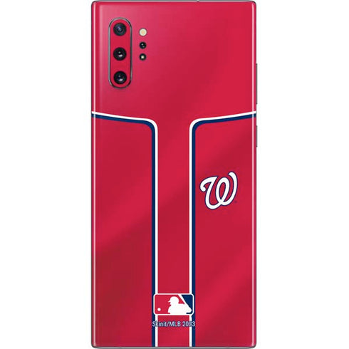 MLB Washington Nationals Alternate Jersey Galaxy Note 10 Plus Skin