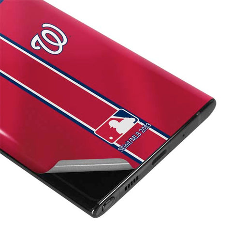 MLB Washington Nationals Alternate Jersey Galaxy Note 10 Skin