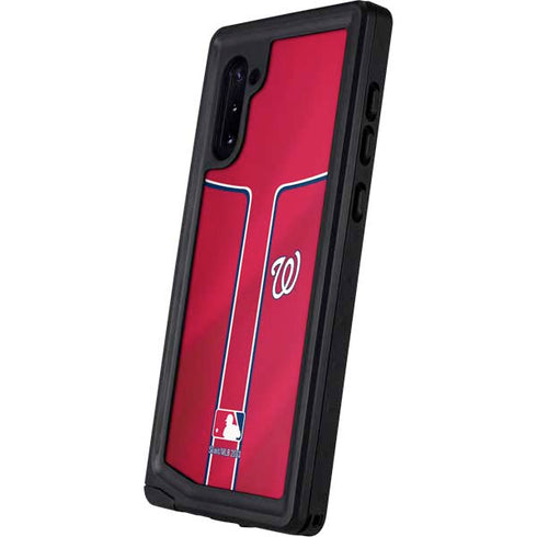 MLB Washington Nationals Alternate Jersey Galaxy Note 10 Waterproof Case