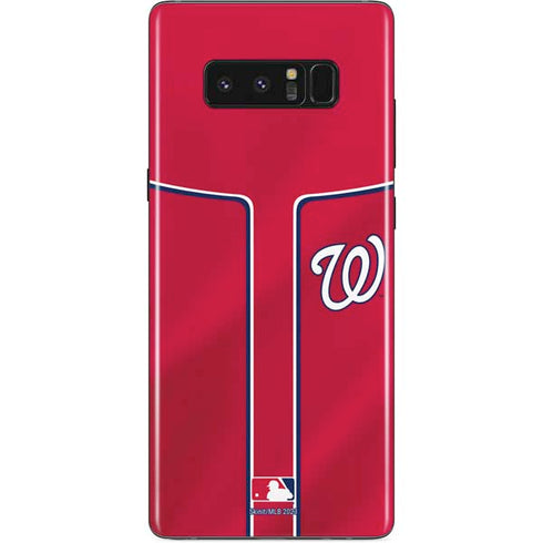 MLB Washington Nationals Alternate Jersey Galaxy Note 8 Skin