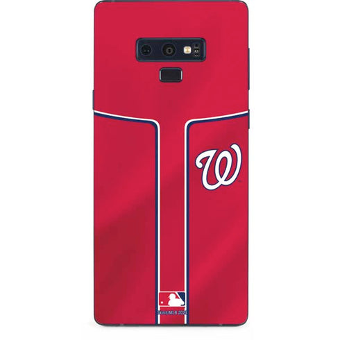 MLB Washington Nationals Alternate Jersey Galaxy Note 9 Skin