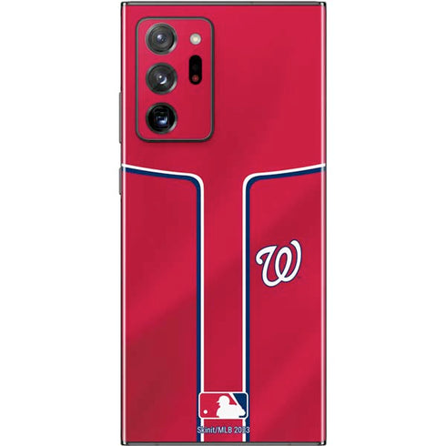 MLB Washington Nationals Alternate Jersey Galaxy Note20 Ultra 5G Skin