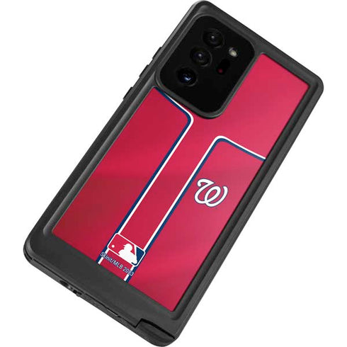MLB Washington Nationals Alternate Jersey Galaxy Note20 Ultra 5G Waterproof Case