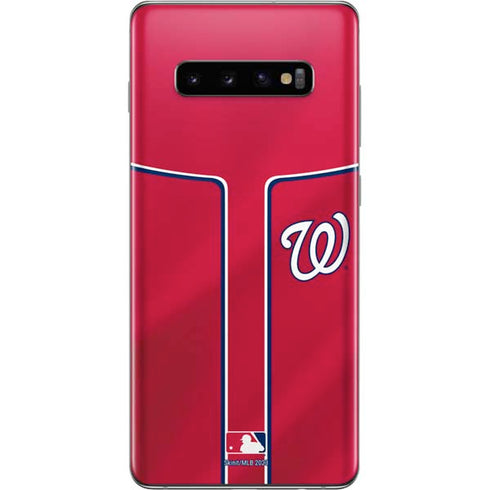 MLB Washington Nationals Alternate Jersey Galaxy S10 Plus Skin