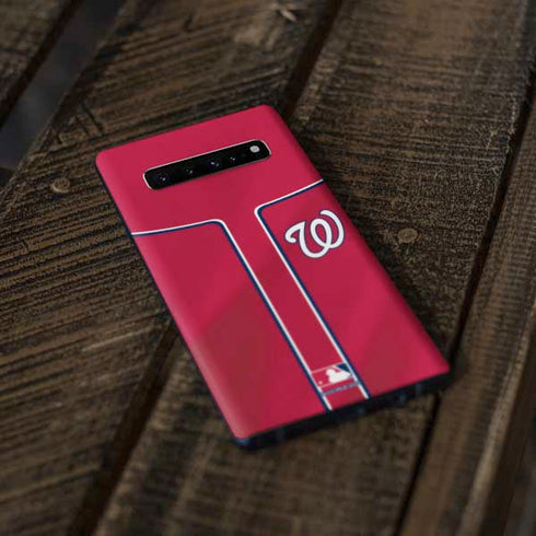 MLB Washington Nationals Alternate Jersey Galaxy S10 Skin