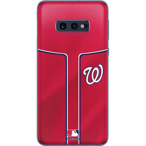 MLB Washington Nationals Alternate Jersey Galaxy S10e Skin