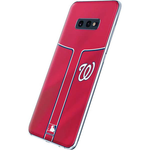 MLB Washington Nationals Alternate Jersey Galaxy S10e Skin